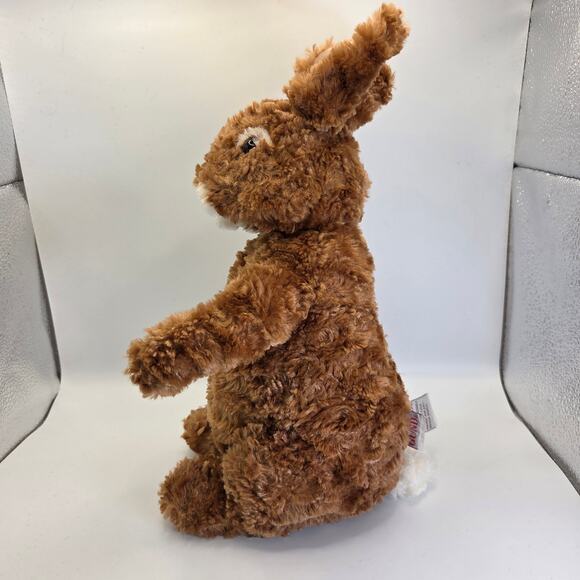 Gund Brown Rabbit Plush Stuffed Animal Bunny 11" Beanbag Ears Tail - Picture 2 of 10